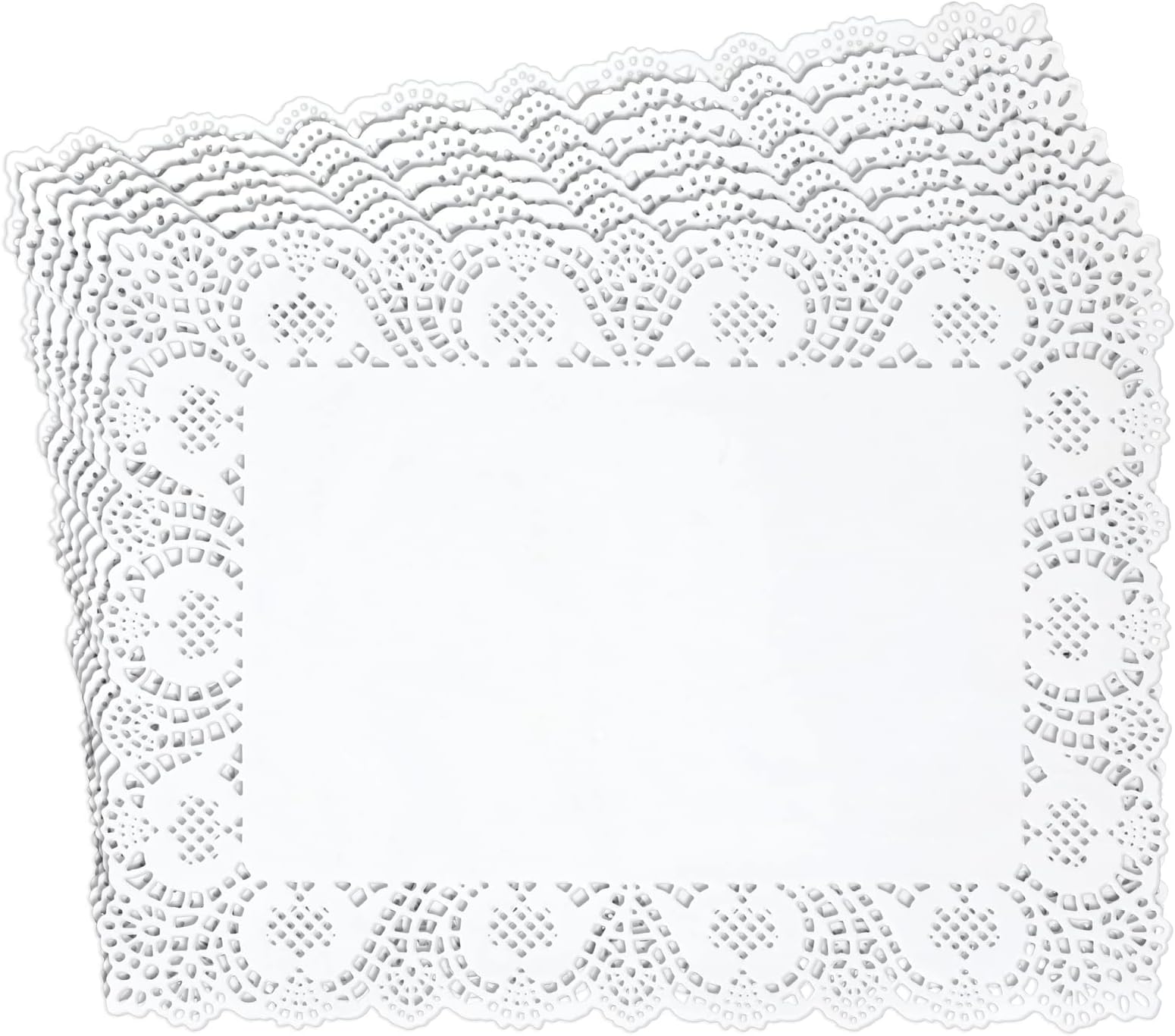 12 inch x 16 inch Rectangle Paper Doilies/Lace Paper