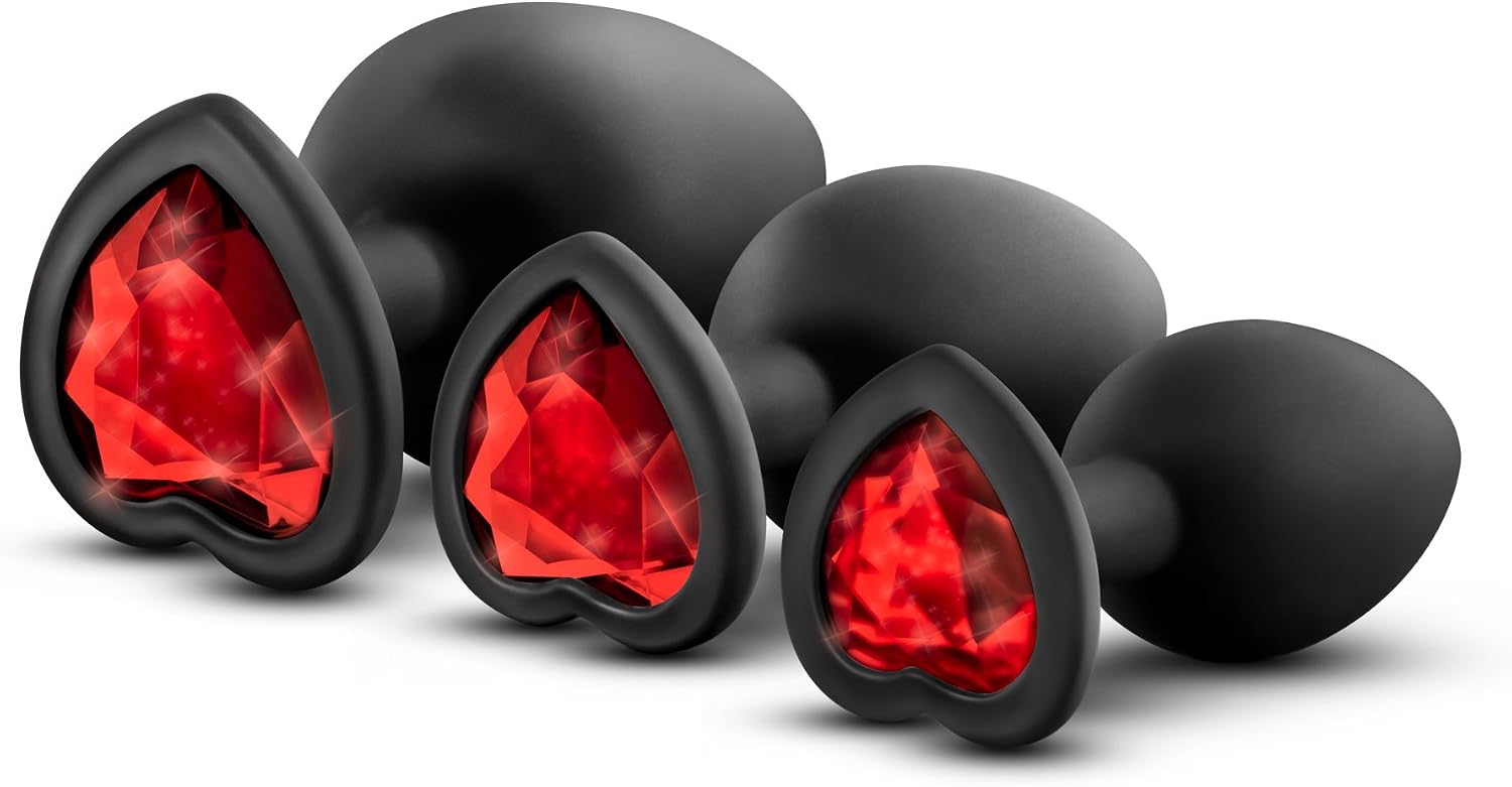 Amazon.com: Eden Anal Plug Set – 3 Pc Silicone Butt Plug Training Kit