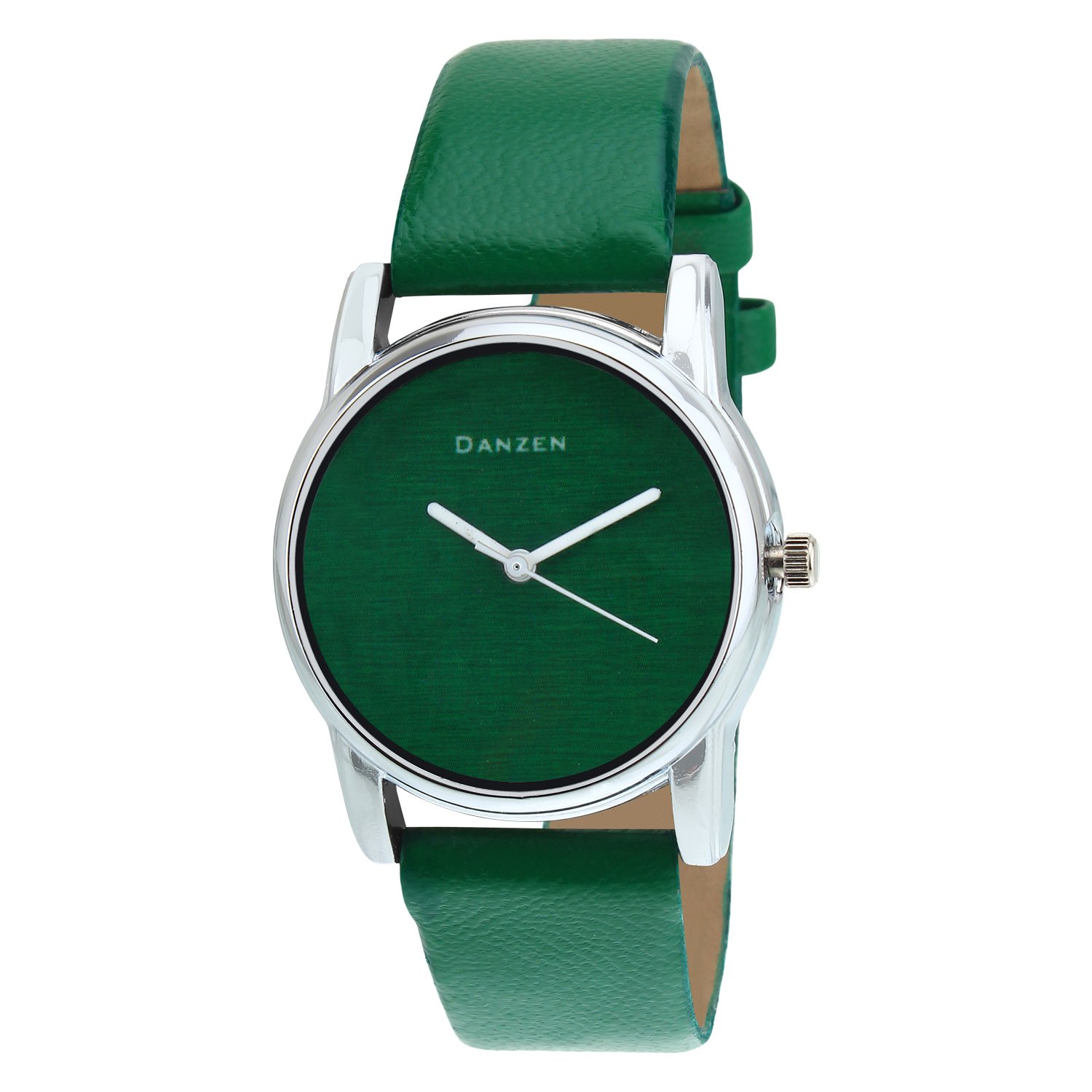 DANZEN Latest Green Dial Leather Formal Analogue Watch for Women Casual Style (B01LAXUKY6) Amazon Price History, Amazon Price Tracker