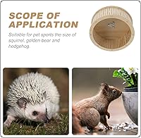 Vista 9 de balacoo Rueda de ejercicio silenciosa material de madera de calidad para hámster Chinchilla ardilla