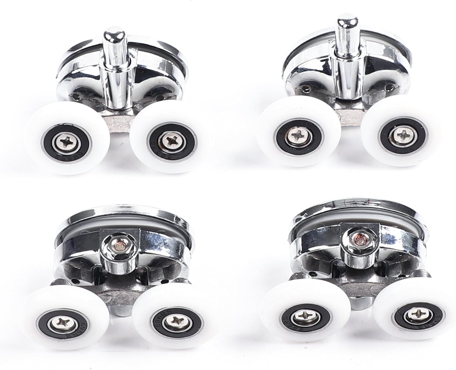 Fuworance 25mm Shower Door Replacement Rollers Wheels Runners Pulley