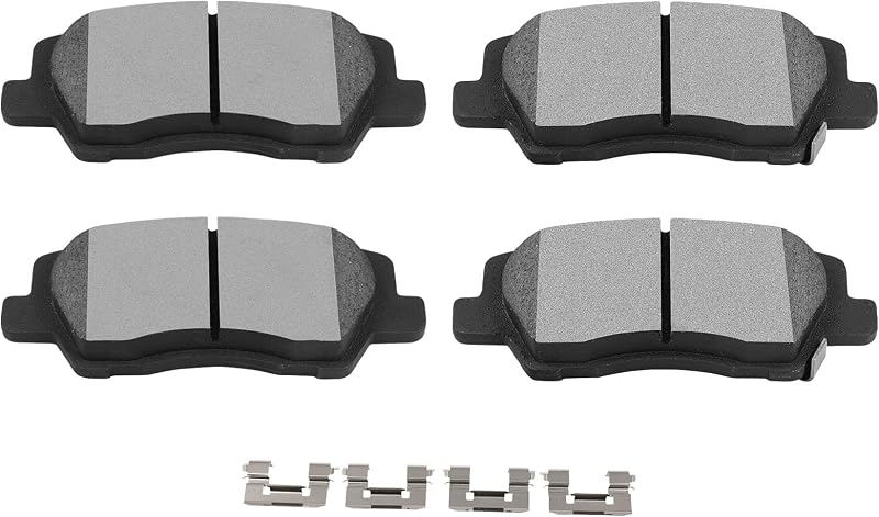 Pastilhas de freio traseiras cerâmicas SCITOO D1659-8886 para Cadillac ATS e CTS – Jogo com 4 unidades
