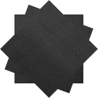 Vista 1 de 300 unidades de servilletas de papel desechables para bebidas, servilletas negras desechables de 10" x 10", servilletas de cóctel de 2 capas