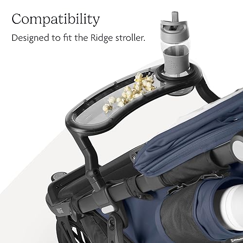 Miniatura 5 de UPPAbaby Bandeja de aperitivos para cochecito Ridge, fijación rápida/se pliega con cochecito