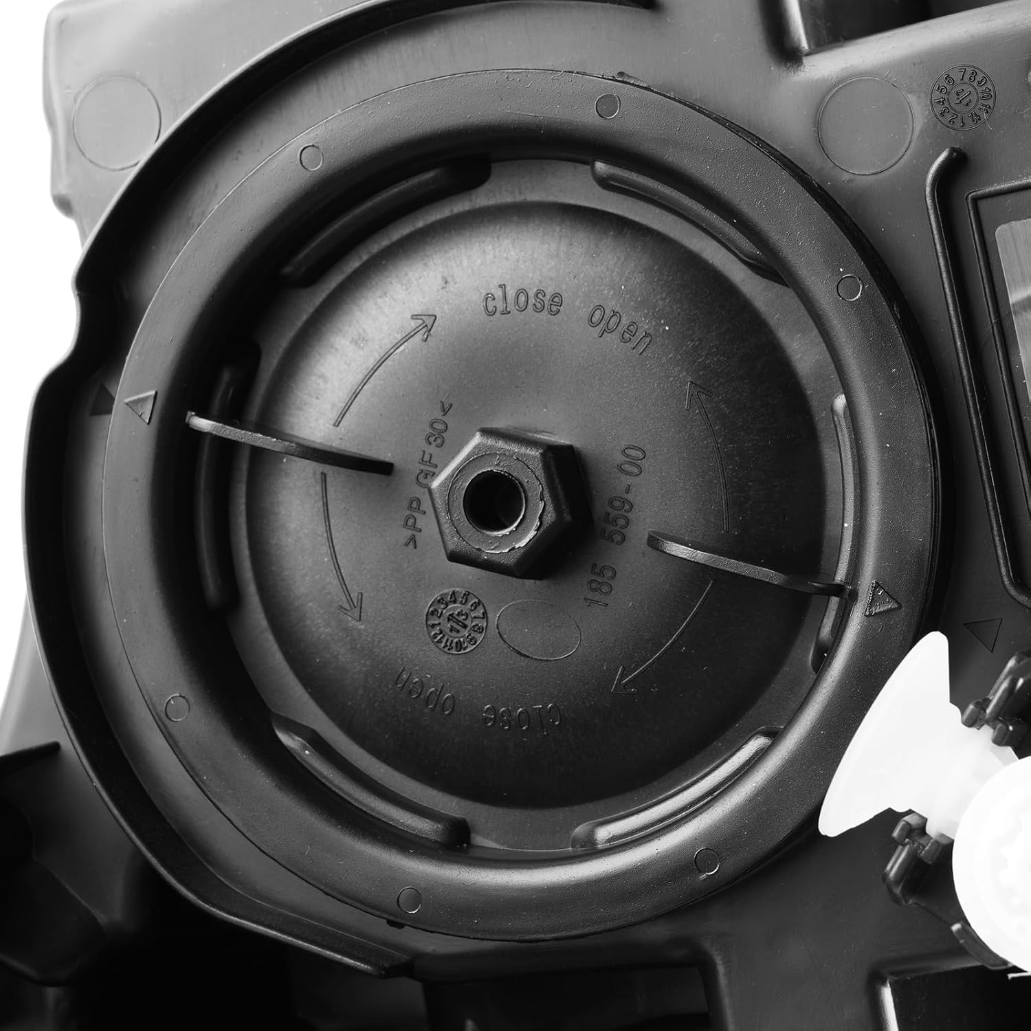 PHILTOP Headlight Assembly Compatible with 2018-2021 Chevy Equinox (Passenger Side), Chrome Housing with Clear Lens and Amber Reflector, OE-Style Replacement