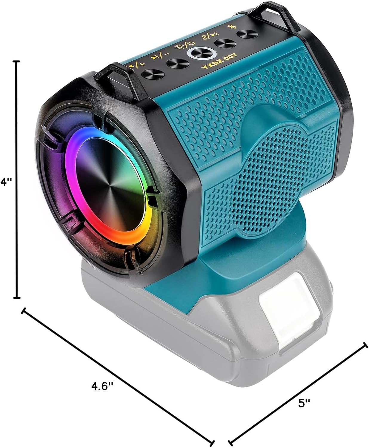 Taingwei Bluetooth Speaker for Makita 18v LXT Battery,30W Cordless Small Speaker for Jobsites, Home and Party (Battery not Included) - Image 8