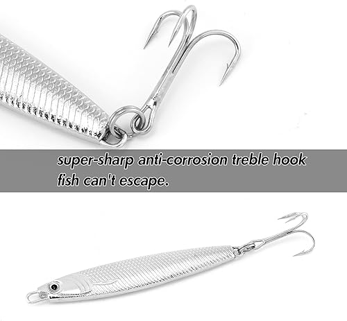 Miniatura 3 de Dr.Fish Plantillas de pesca Cuchara de jigging Cuchara de agua salada Señuelo de pesca Casting Cuchara de metal Surf Pesca Caballa Striper Señuelos
