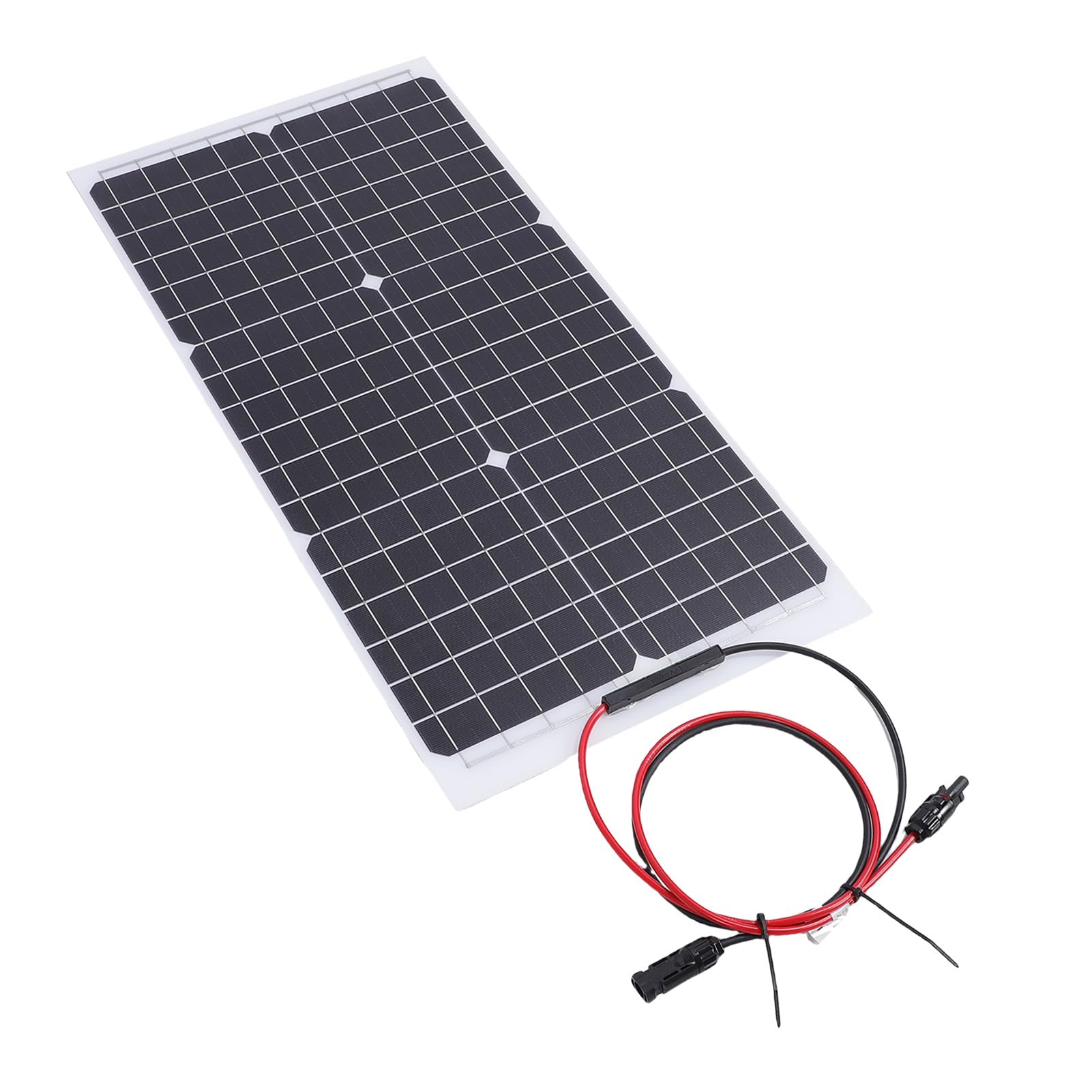 TOPINCN Panneau Solaire Monocristallin 30W pour Usage Extérieur