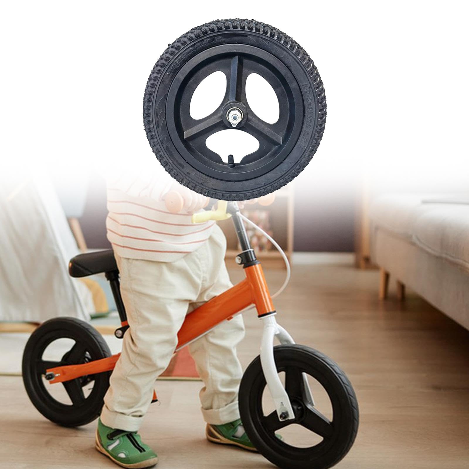 Bilancia Ruota di Sostituzione della Bici da 12 Pollici Accessori per Biciclette ALTENZIONE Modifica per Pneumatici per Biciclette Riparazione Non