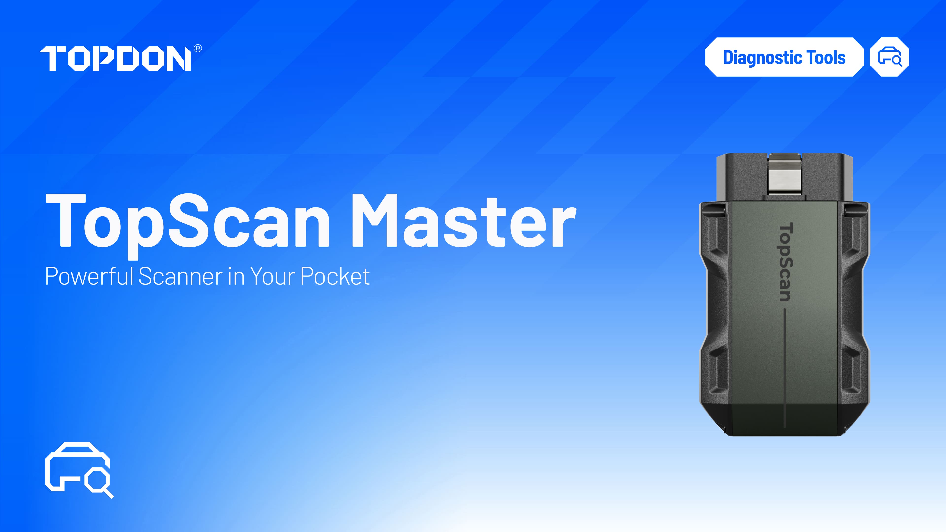 TOPDON TopScan Master OBD2 Scanner Bluetooth, Bidirectional Scan