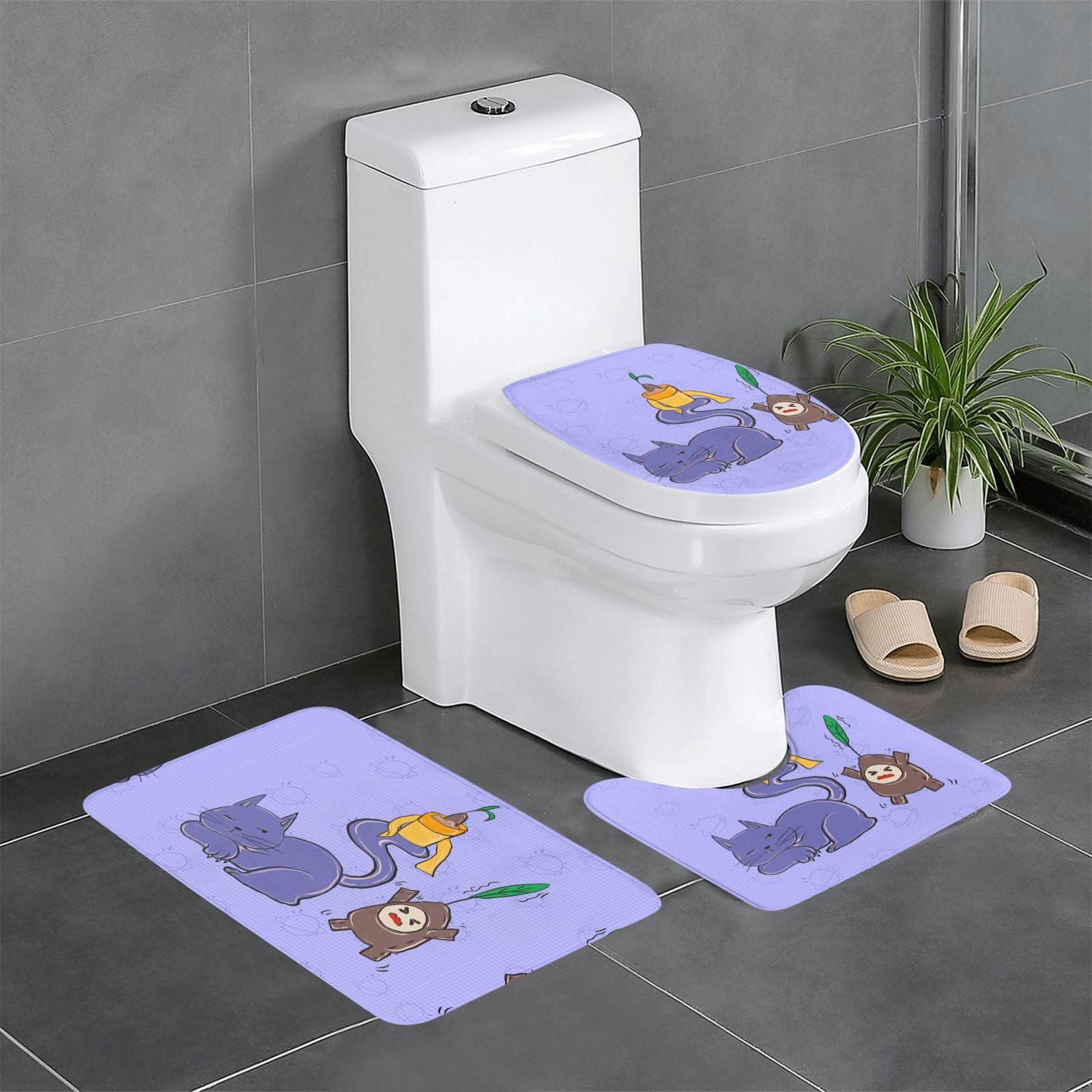 Tapis de salle de bain antidérapants pour éviter les glissades sur sol humide