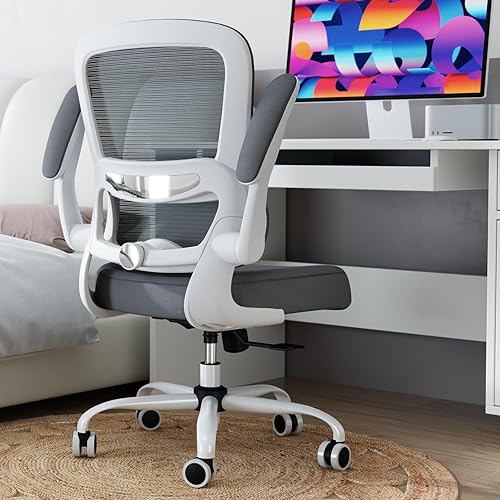 Miniatura 9 de TRALT Silla de oficina Silla de escritorio ergonómica con soporte lumbar ajustable, silla de computadora de malla, sillas ejecutivas para oficina