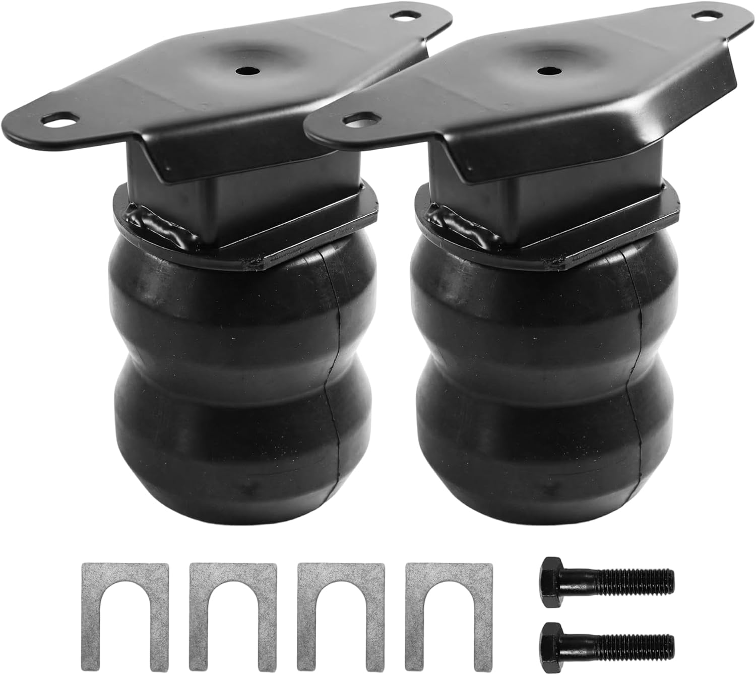 Upgrade FR250SDJ Rear Bump Stop Rubber, Replacement for 2017-2025 Ford F-250 Super Duty 2WD/4WD, Replace for Suspension OEM Rear Air Helper Springs Kit