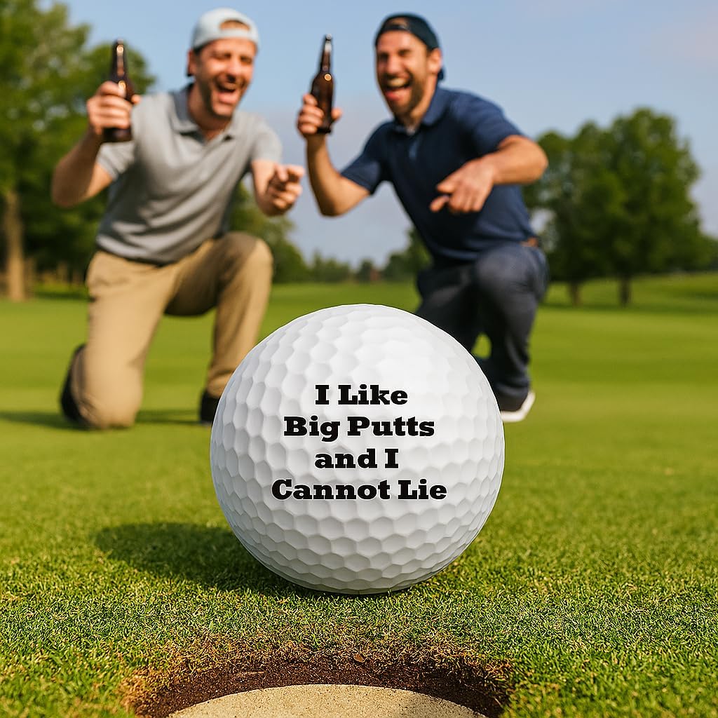 Brosash Funny Bachelor Golf Ball Gift Set – 6 Hilarious Groom to Be Party Balls | Unique Wedding Gifts for Men Groomsman Proposal Box Favor Favors Decorations Themed Golfers Groomsmen Accessories