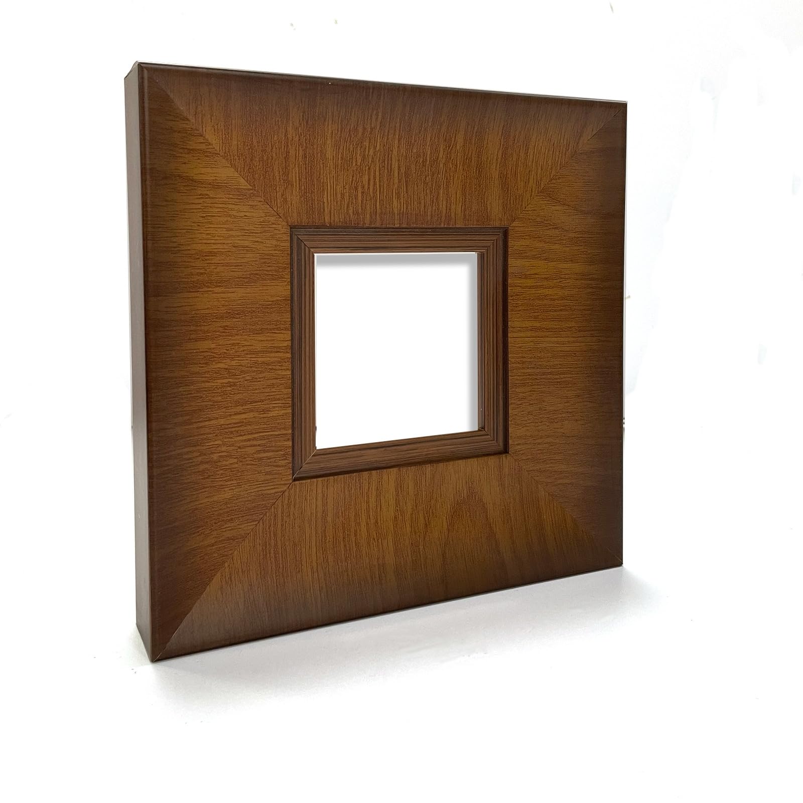 Cornice Foto Immagini Parete in Legno Elegante Profilo Ampio Interna a Livelli Giunzioni Angolate Montaggio a Muro Adatta a Salotto Corridoio Arte , Interno 150 150mm Esterno 237 237mm , style to 8