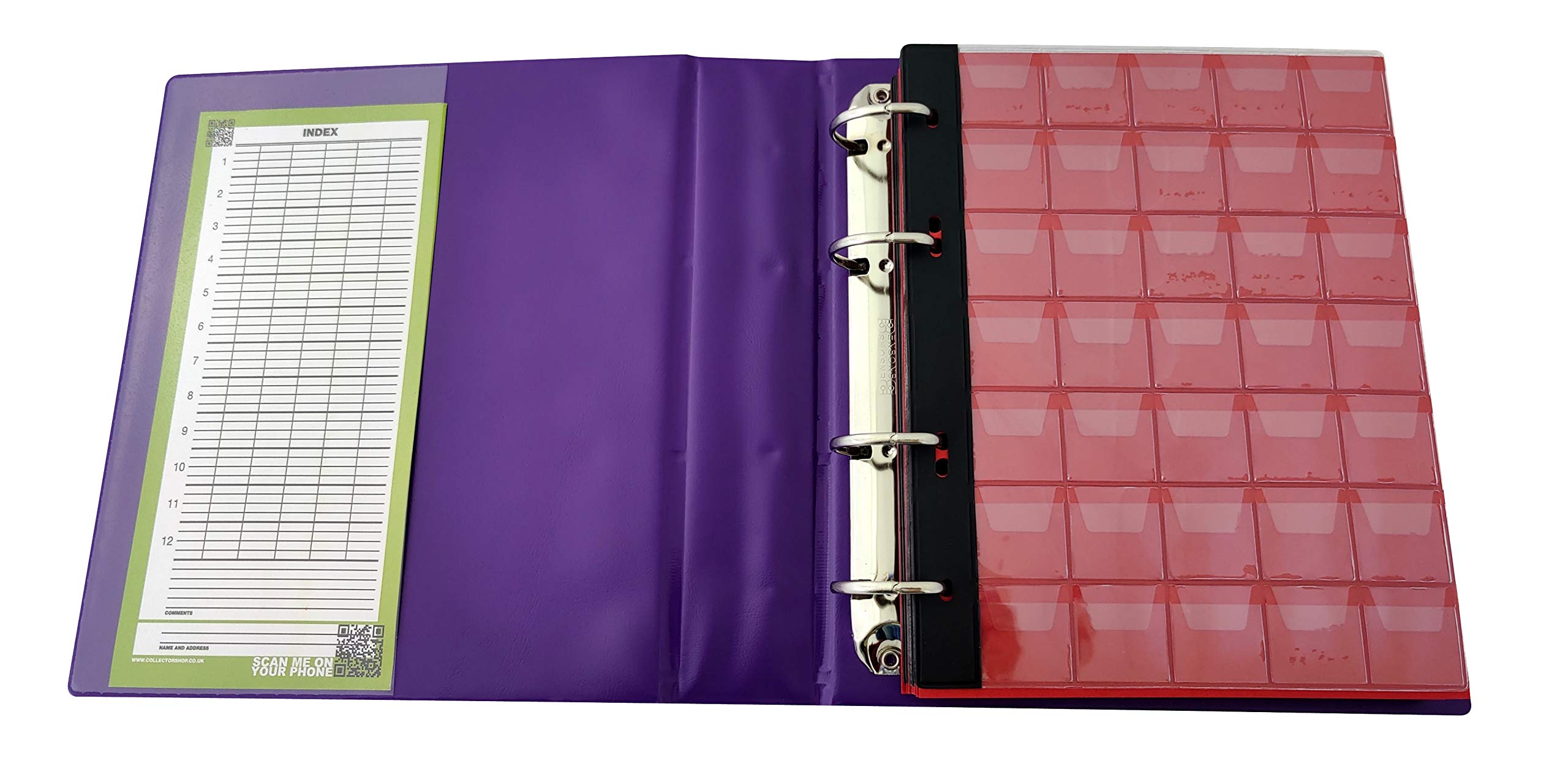 Album pour pièces de monnaie - VGEBY - 250 pochettes - 10 pages