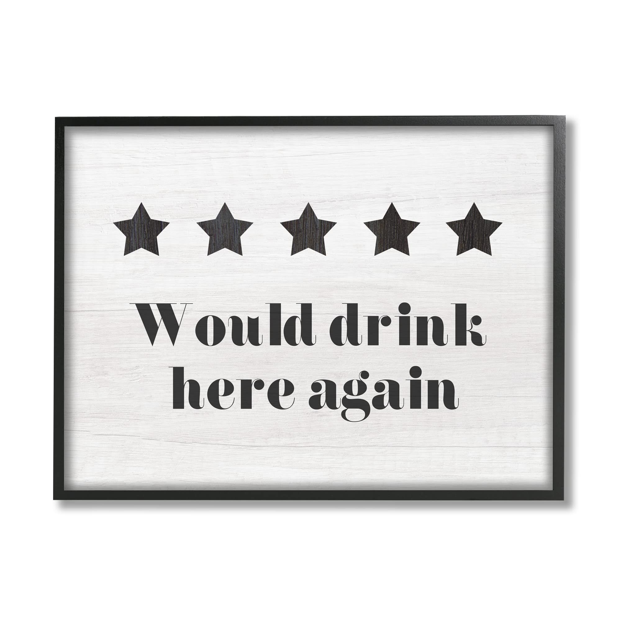 Five Star Review Would Drink Here Again Phrase