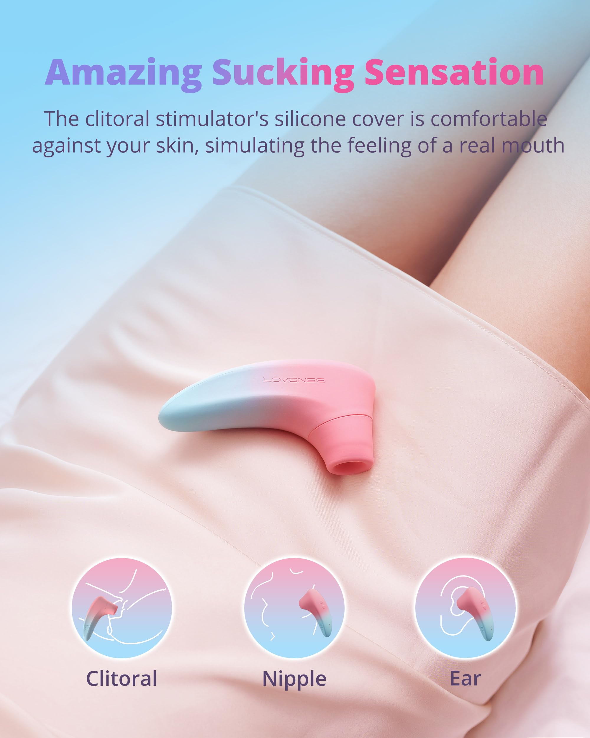 Amazon.com: LOVENSE Tenera 2 PulseSense Sucking Vibrator, App-Controlled  Clitoral Suction Stimulator Clitoris Nipples Vibrating Adult Sex Toys Games  for Women Couples Pleasure : Health & Household