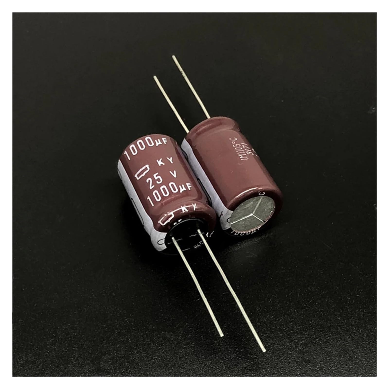5 szt./20 szt./1000 szt. 1000 uF 25 V 12,5 x 20 mm niska długa żywotność 25 V 1000 uF aluminiowy kondensator elektrolityczny płyta główna IDGTTLDF (100 szt.)