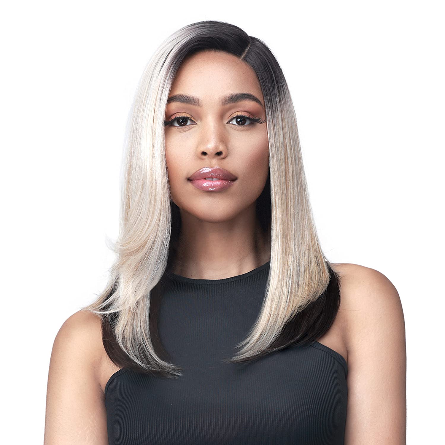 Bobbi Boss HD Lace Front Wig 5.5″ Deep Lace Part MediFresh MLF635 Laila (NATURAL BK)