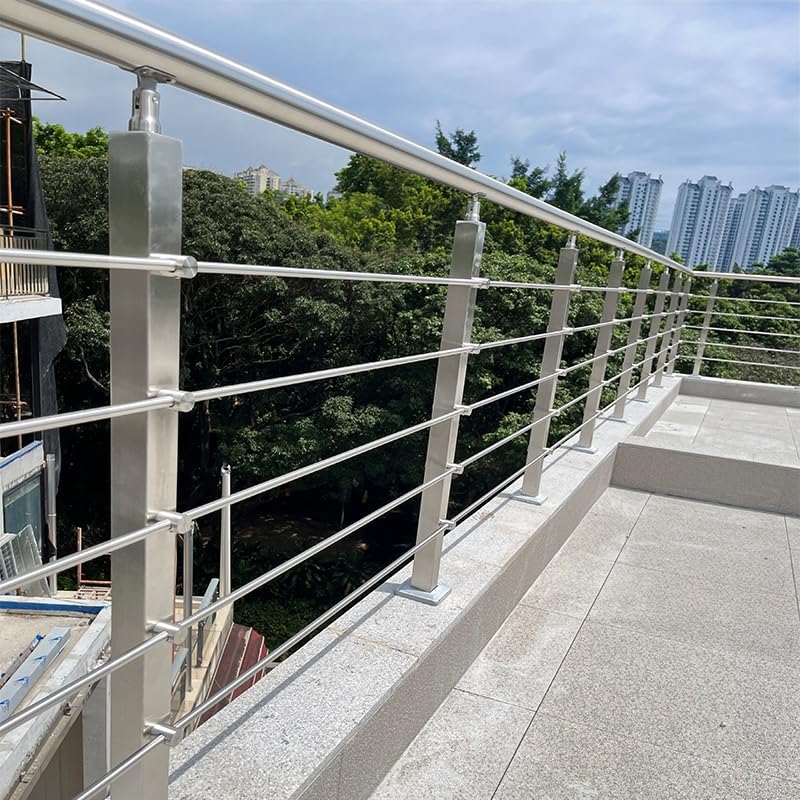 Garde-corps en acier inoxydable pour aménager un balcon de ville