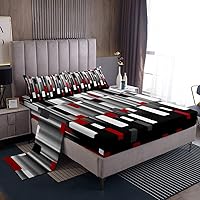 Vista 176 de jejeloiu Sea Turtle Sheet Set Ocean Creature Themed Sheets with Deep Pocket Fitted Sheet Sea Underwater World Bed Sheets Set Bed Reptile Tortoise