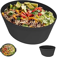 Vista 1 de Foroven - Funda de silicona para olla de cocción lenta de 6 cuartos reutilizable, antidesbordamiento, divisor de olla de cocción ovalada