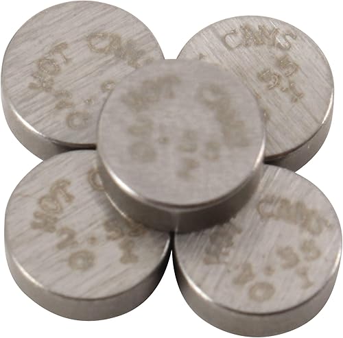 Hot Cams Kit de cuña de 5 piezas de 0100in 5PK748255 para Honda CRF Kawasaki KX Suzuki RMZ y Yamaha WR YZ Dirt Bikes color rosa