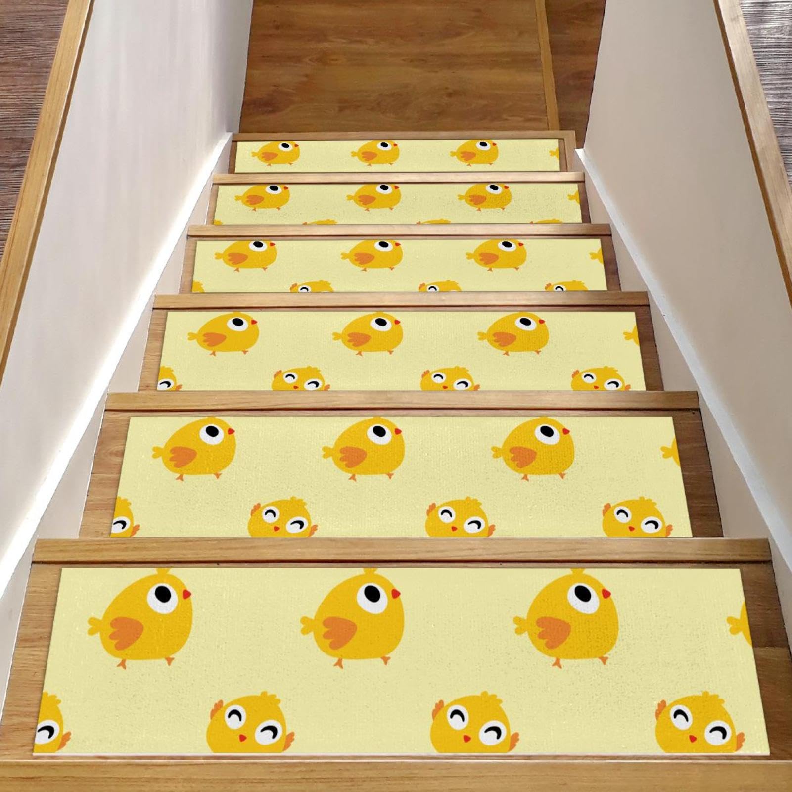 Tapete staircase para niños y perros: 15 alfombras de peldaños de escalera de 76 x 20 cm antideslizantes