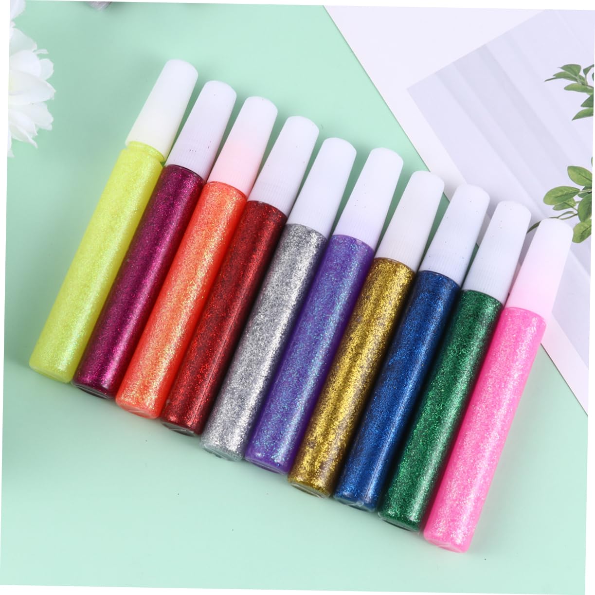 Glitzerstift 5 50 Stück mit Glitter Glue für Büro und Reparaturen