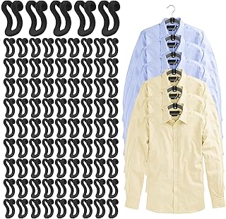 Clothes Hanger Connector Hooks, 60 Pcs Heavy Duty Velvet Clothes Hangers with Cascading Hook, Space Saver Mini Cascading Hangers for Clothes, Closet(Black)