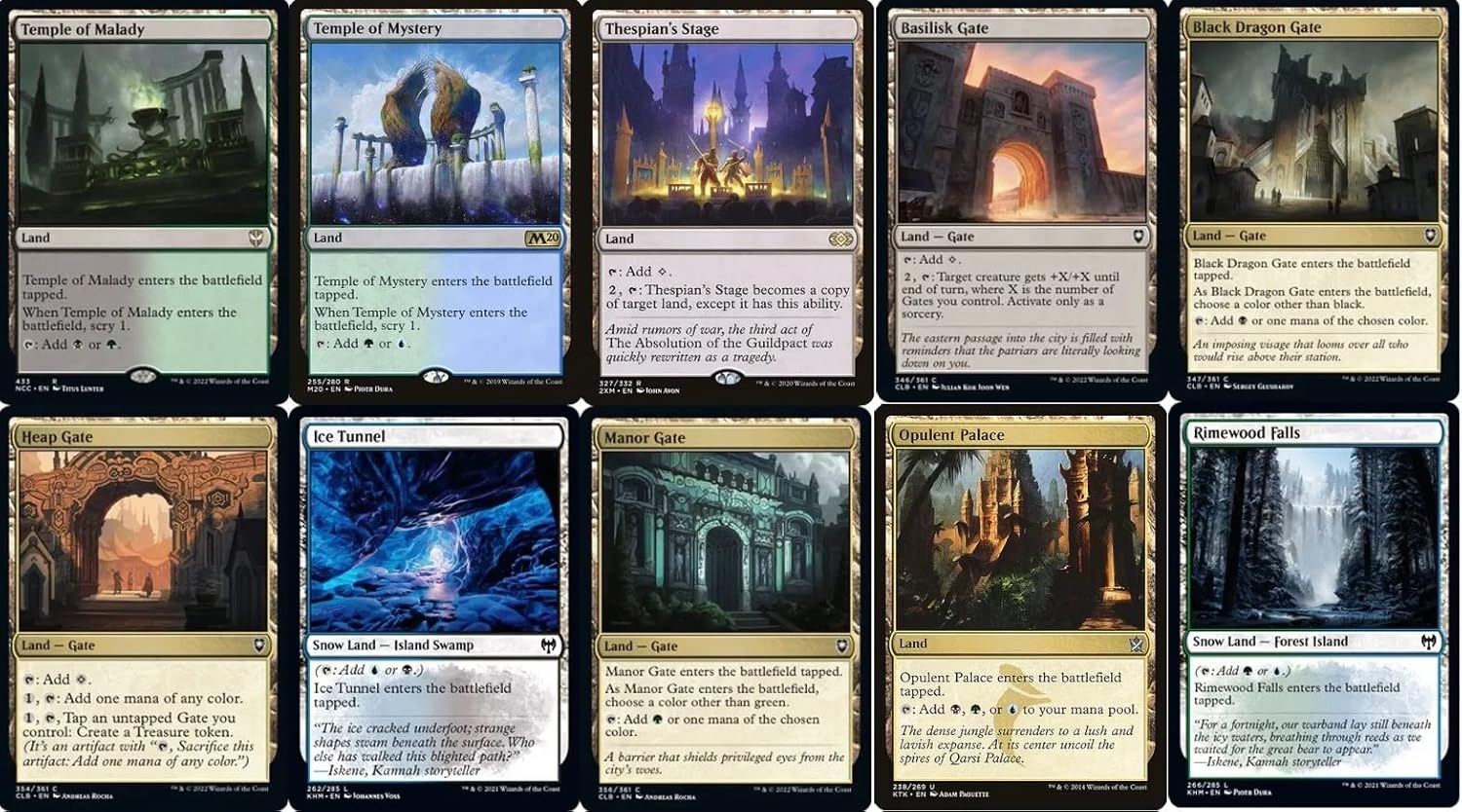 Elite Commander Gates Deck - Sultai - Green Blue Black - EDH - Nine-Fingers Keene - 100 Card - Custom Magic The Gathering Deck - Very Strong!