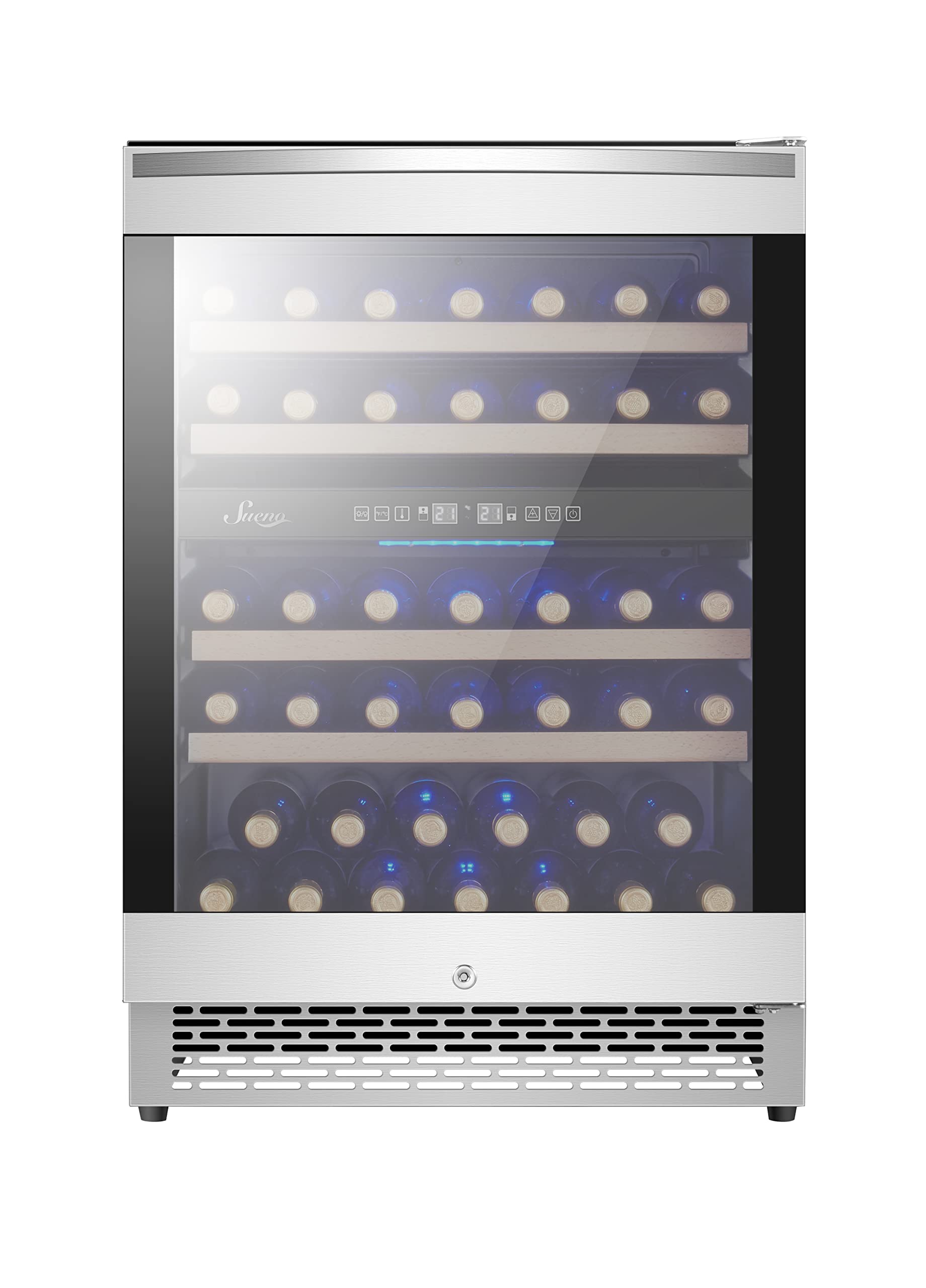 Buy Sueno 24" Dual Zone Wine Cooler Refrigerator 49 Bottles BuiltIn