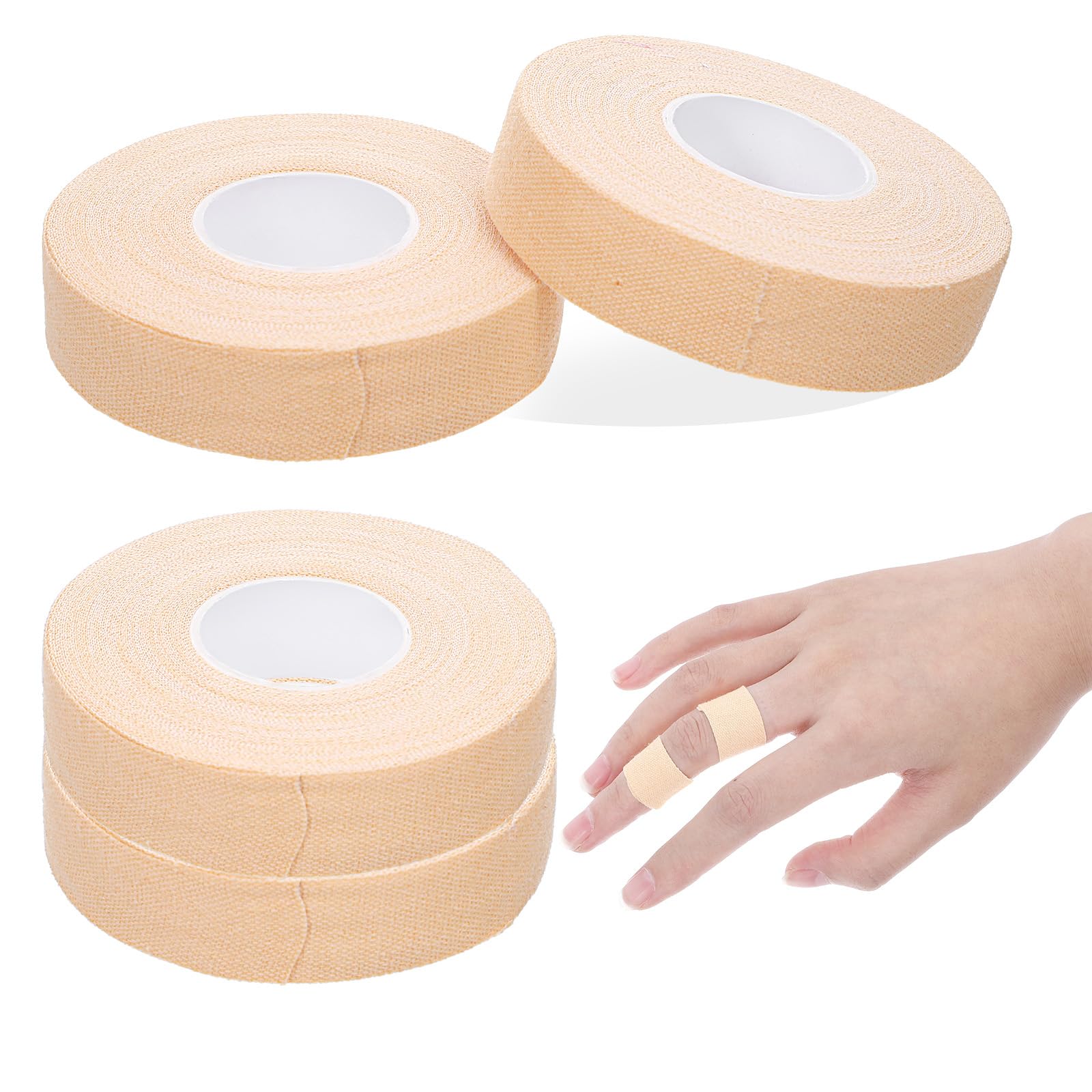 Ouligay 4 Rolls Finger Tape 0 59 Inch X 131 Feet Athletic Tape for Fingers Extra Strong Sport