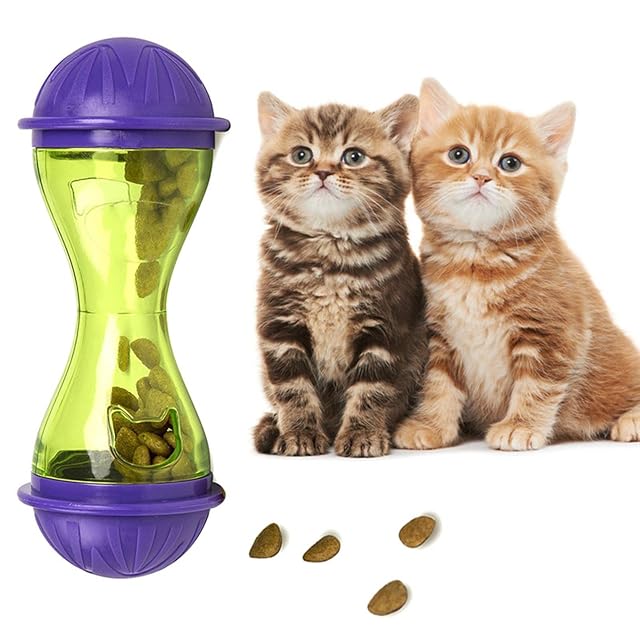 Foto 3 de 8 de Rompecabezas interactivo para alimentador, dispensador de golosinas, alimentador lento para gatos de interior