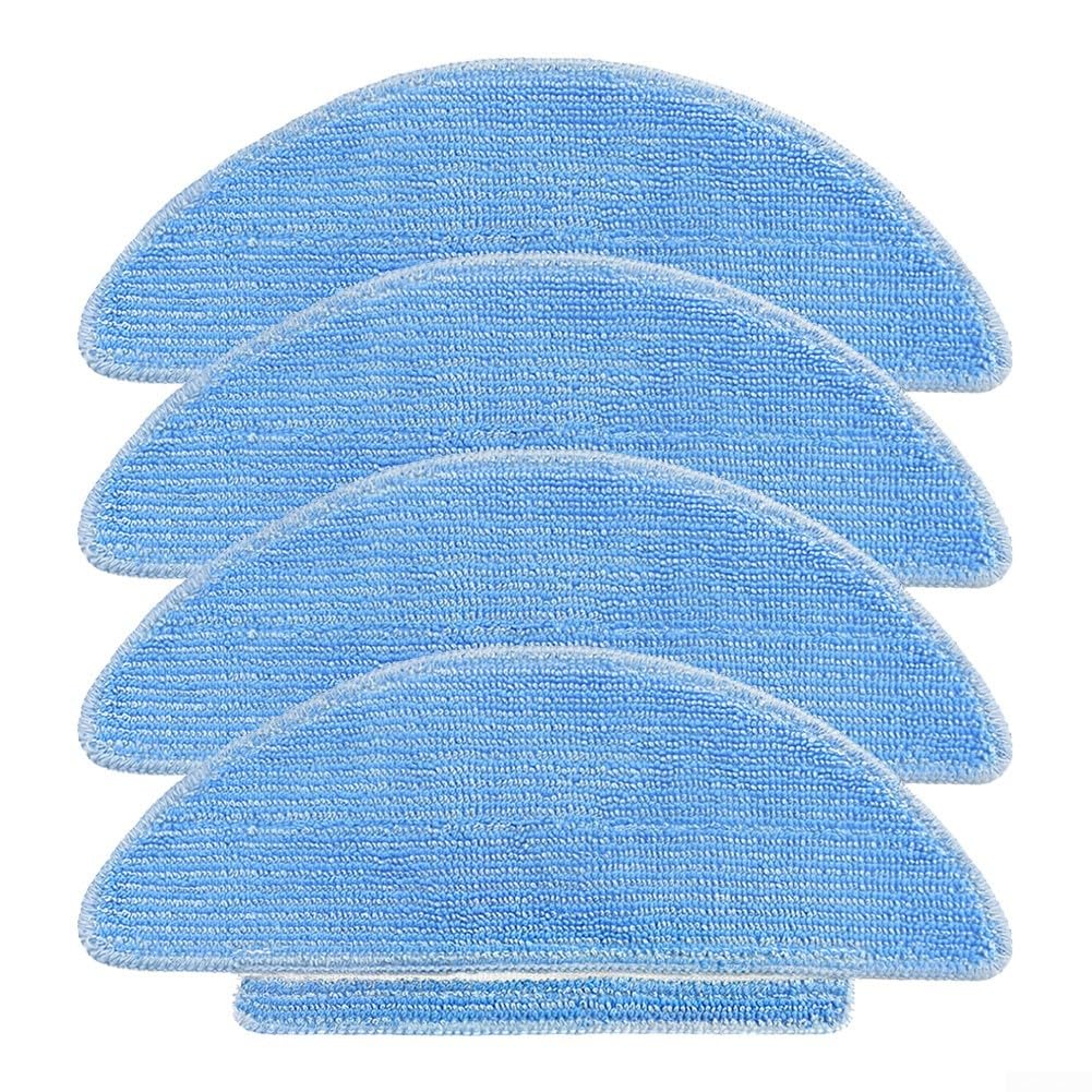 Piezas de repuesto lavables de microfibra para aspiradora robot MEDION X20 SW+ MD 11415, para aspiradora robot X21 SW+ MD 11500, accesorios de almohadillas de limpieza (paquete de 4)