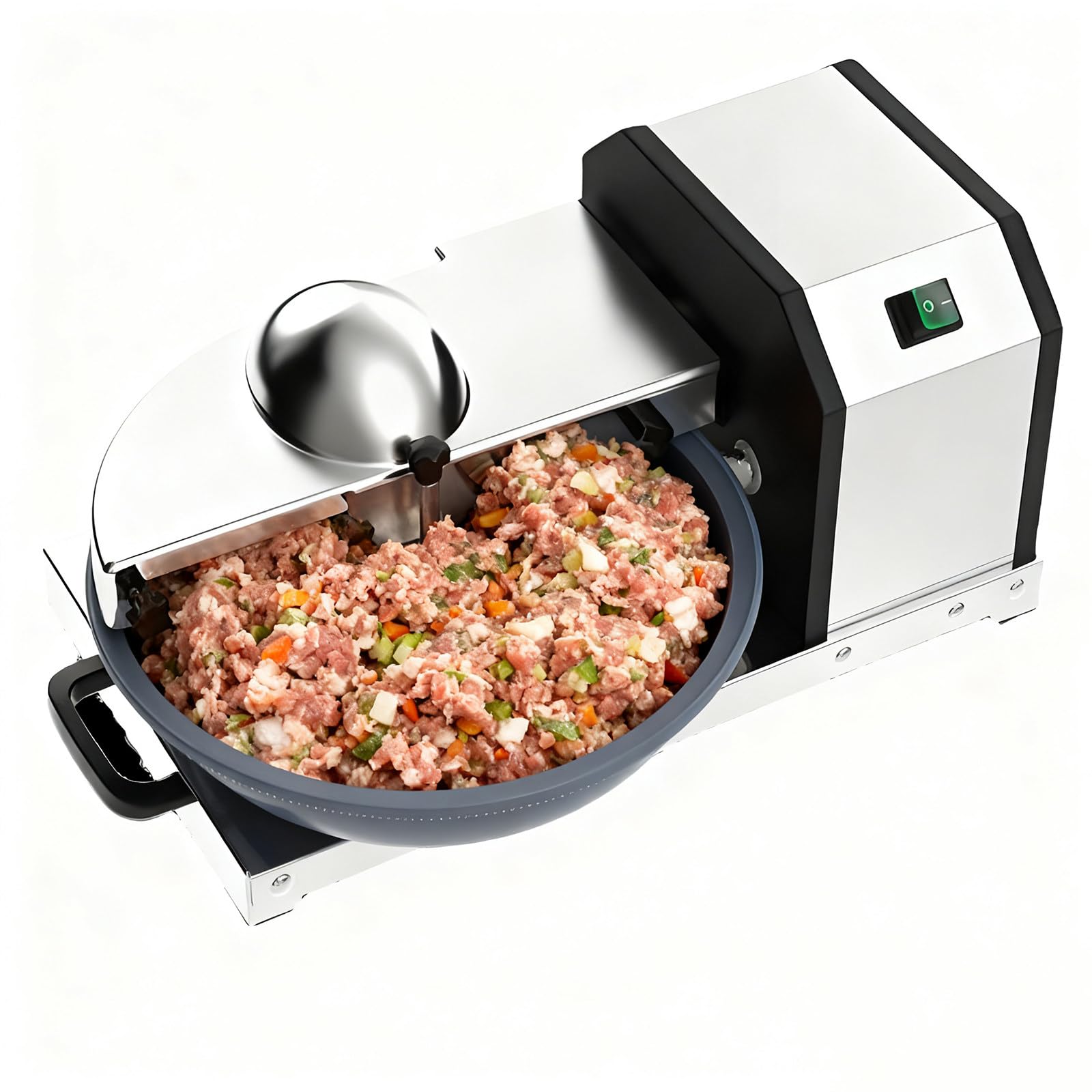 XNXYSMKJ Commercial Food Processor Stainless Steel Food Processor & Vegetable Chopper w/Detachable Blades 5L Electric Food Chopping Machine for Vegetables Grains