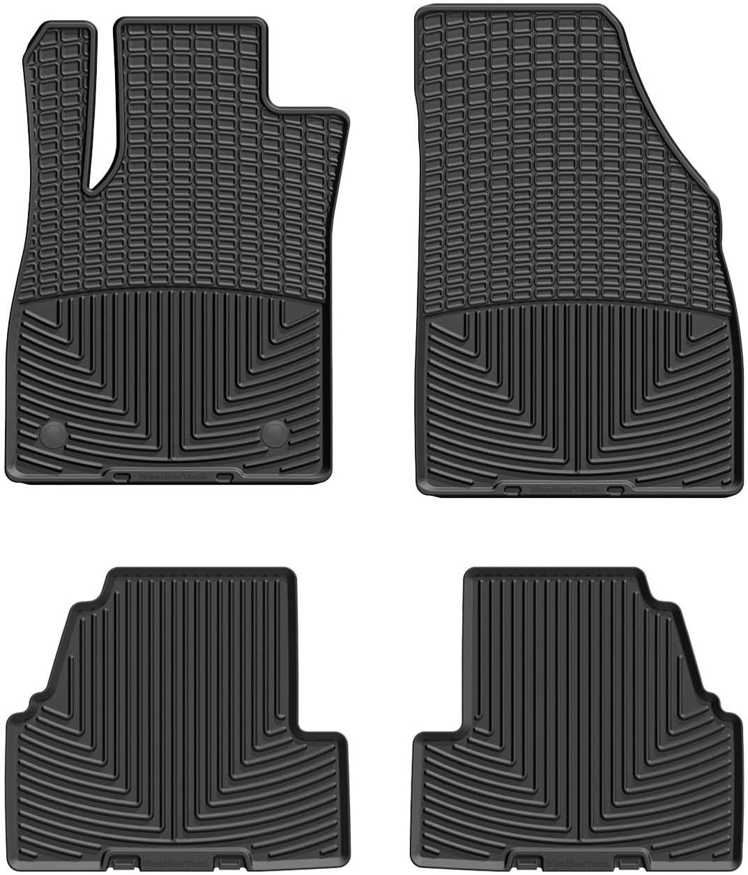 WeatherTech All-Weather Floor Mats for Buick Encore, Trax 1st & 2nd Row (W368-W373), Black