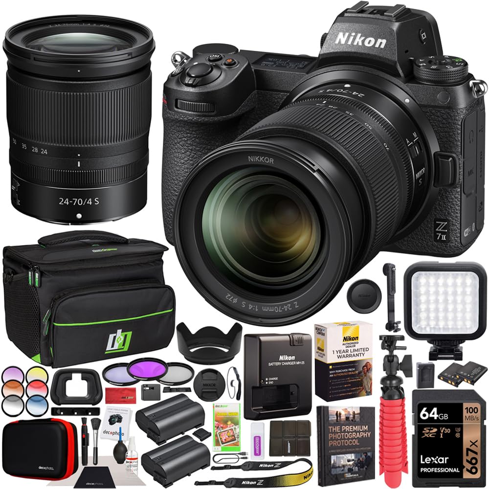 Amazon.com : Nikon Z7II Mirrorless Camera Body + NIKKOR Z 24-70mm