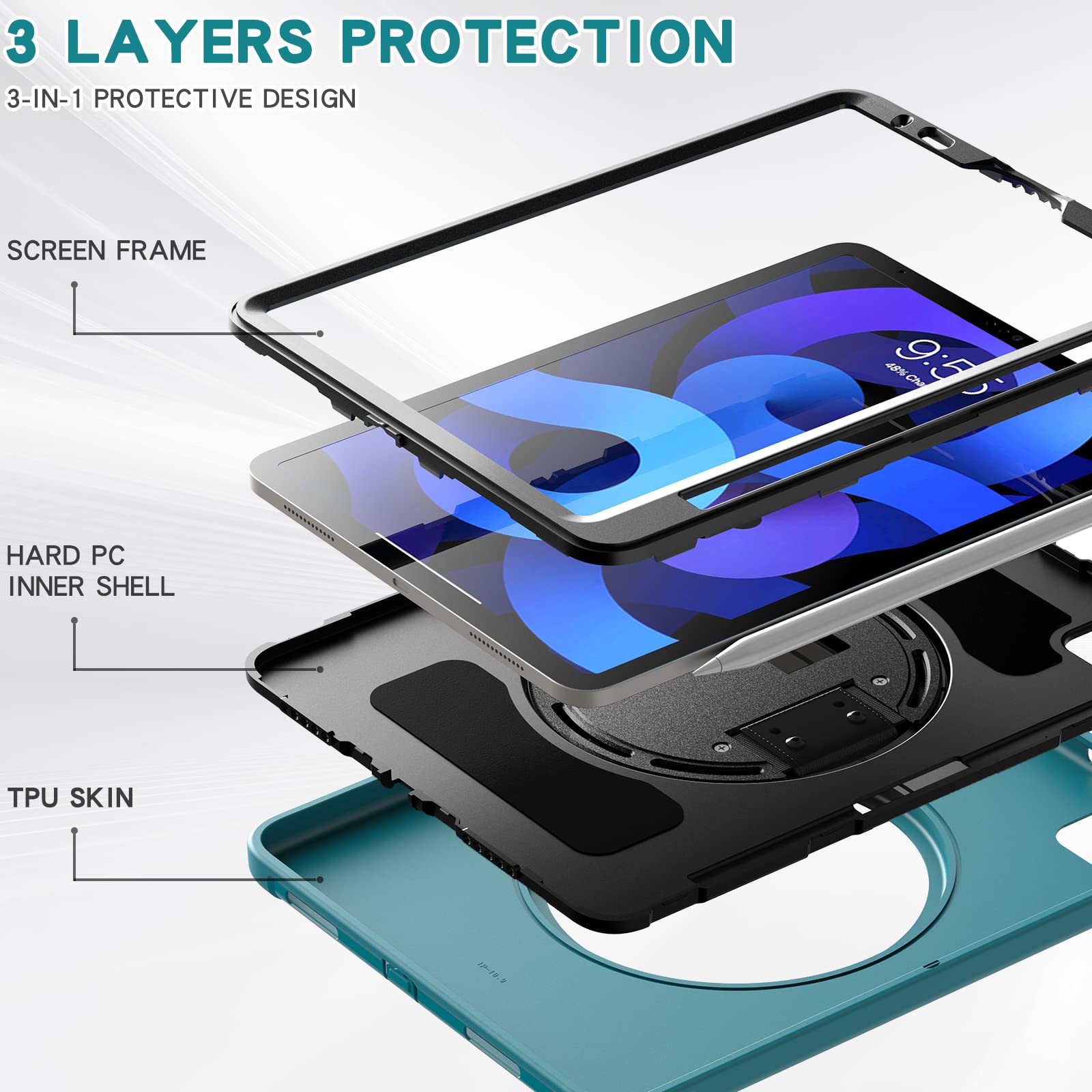 iPad Air 5th/4th Generation Case: iPad Air 5/4 Case 10.9 Inch (2022/2020) - Image 4