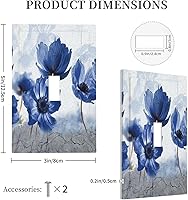 Vista 506 de Vista de ventana, isla tropical, playa, palmeras, cielo soleado, cubierta de interruptor de luz de palanca individual, placa decorativa de pared
