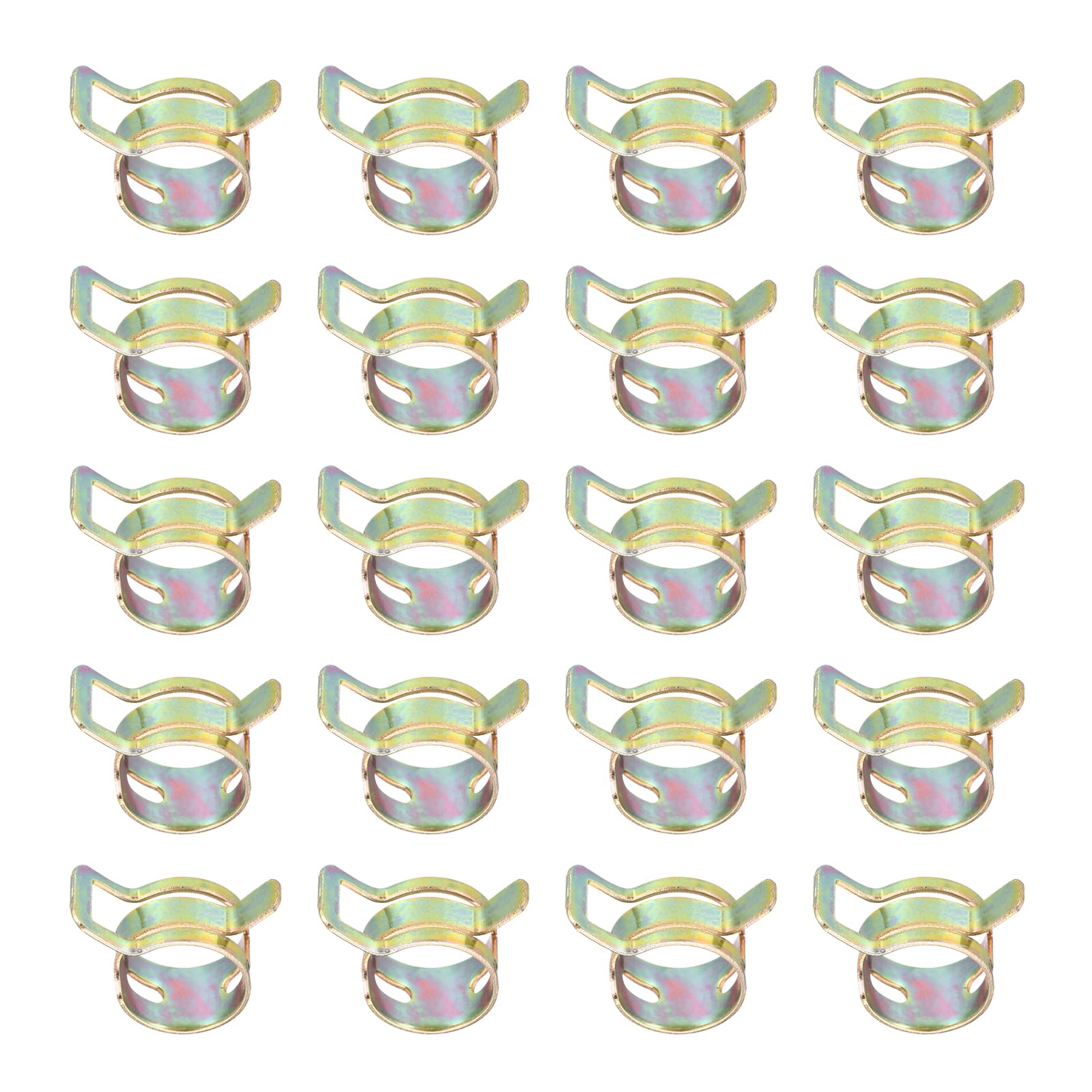 PATIKIL Spring Band Hose Clamps for 14.5-15.2mm OD Hose