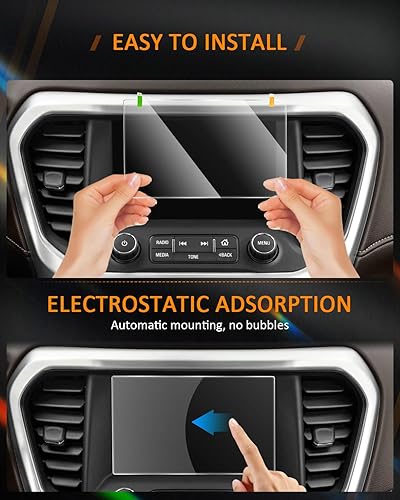 Vista 97 de CDEFG Cristal templado para Chevrolet Silverado/GMC Sierra 2025, pantalla táctil de 13.4 pulgadas, accesorios para Chevy Silverado/Sierra 1500