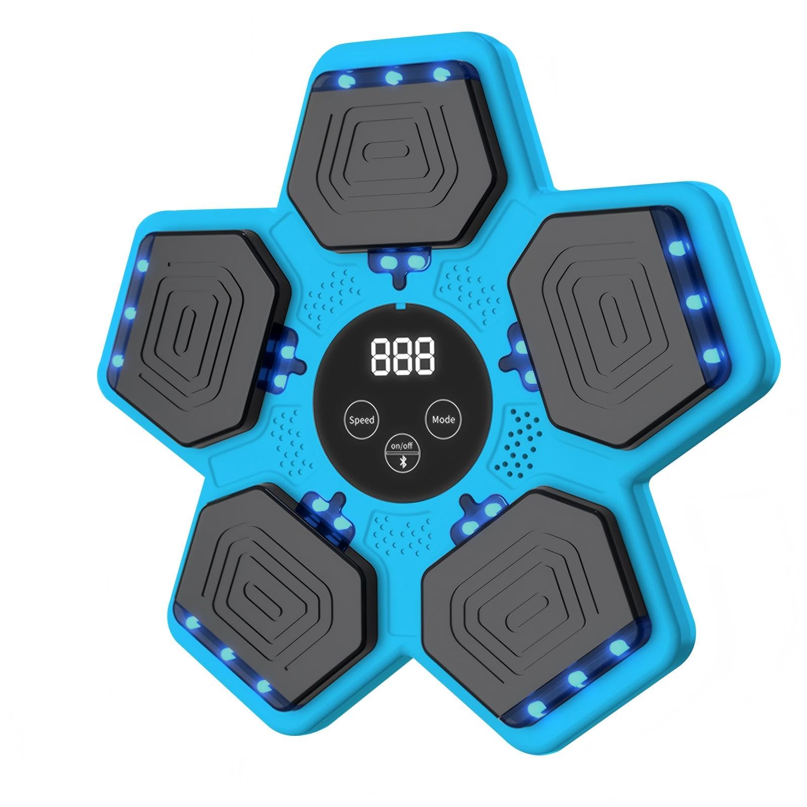 LOLBOX 2025 Music Boxing Machine for Adults and Kids, Smart Interactive Boxing Training Equipment with Gloves Wall Mounted, Workout Punching Machine for Home,Office and Gym