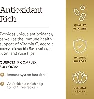 Vista 5 de Solgar – Quercetin Complex con Ester-C Plus Cápsulas Vegetales, E2319, 1, 1