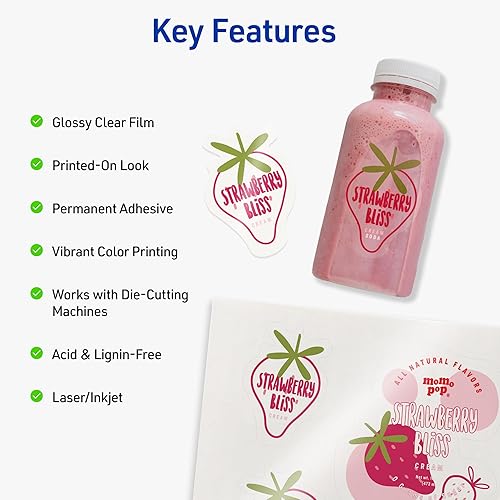 Miniatura 3 de Avery 4397 - hojas de papel satinado claro con calcomanía para proyectos 8-1211pulgadas 7 hojas