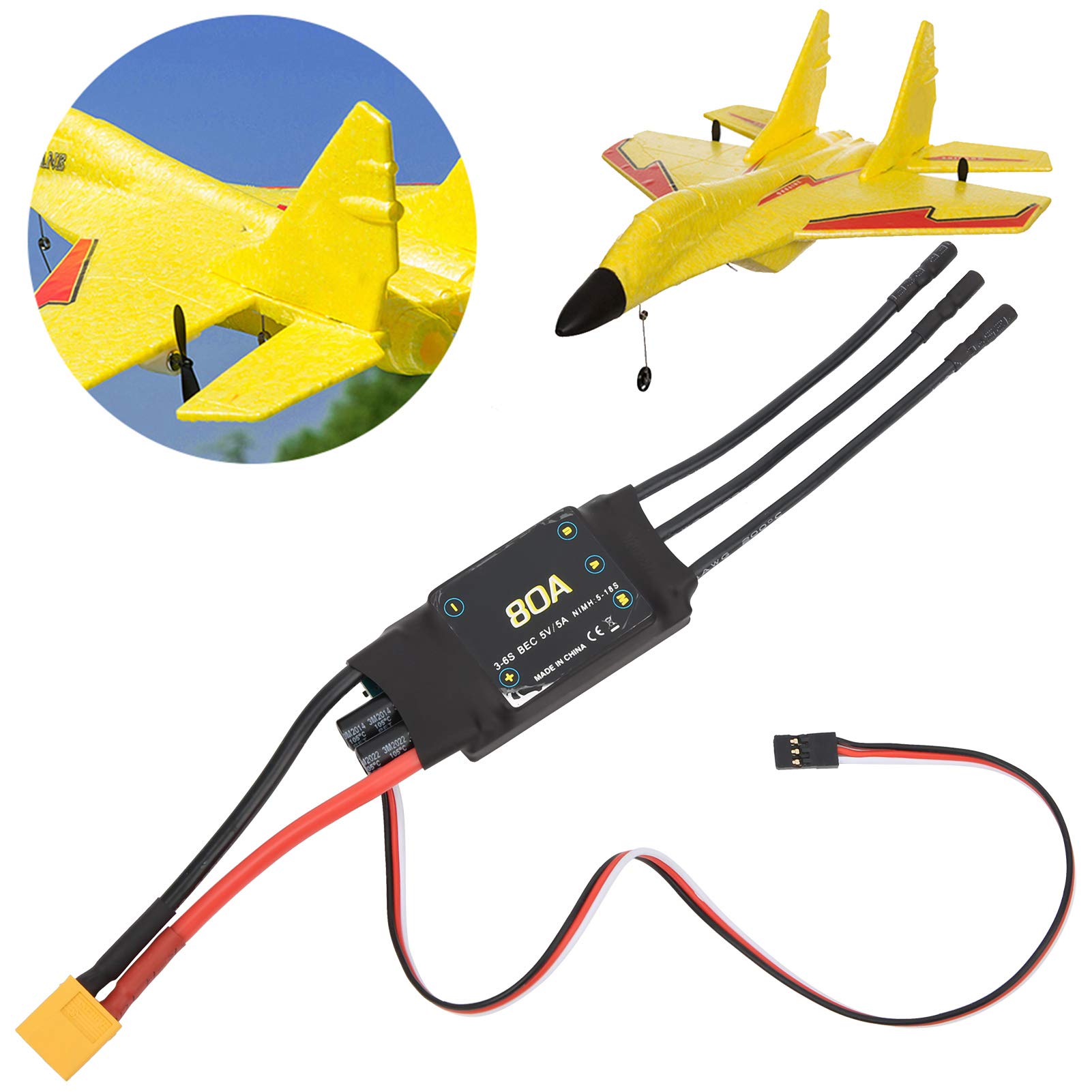 Kontroler Prędkości Elektrycznej 80a 80a dla Samolotów RC - Projektowanie i Ustawienie Obwodu Boucle Odpowiednie dla Pilotów Dronów RC