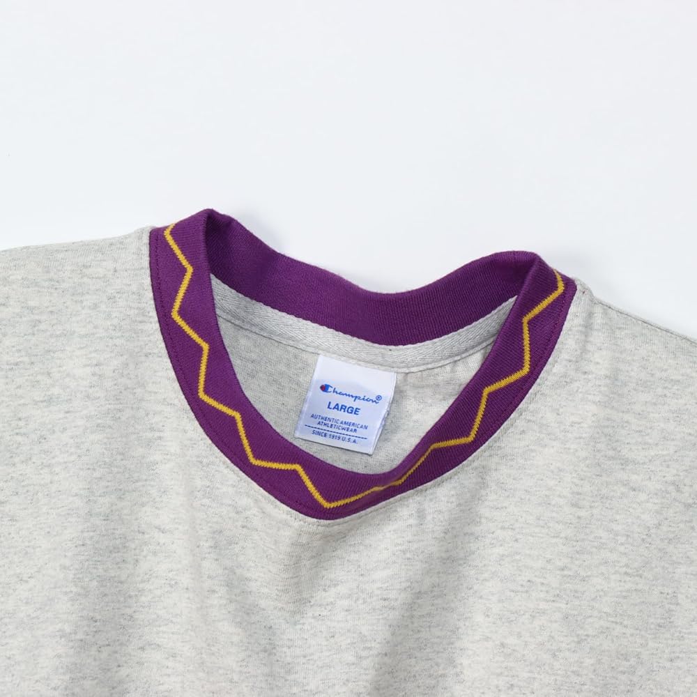 Amazon | [チャンピオン] ロングTシャツ 長袖 丸首 綿100
