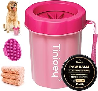 Dog Paw Cleaner for Medium Dogs, Dog Paw Washer, Muddy Paw Cleaner, Pet Foot Cleaner, Dog Paw Protector Kit