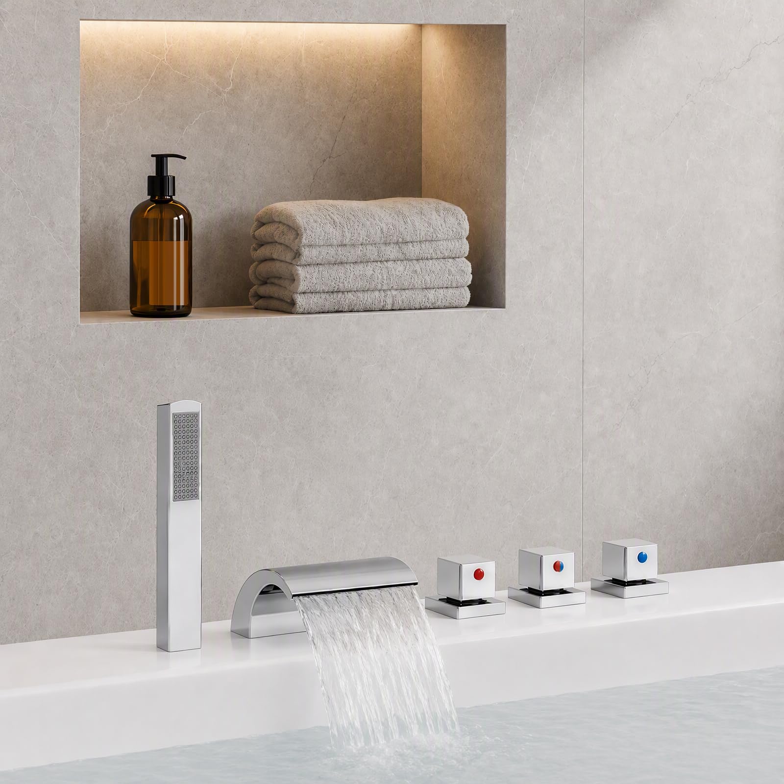 Juego de grifo de ducha moderno para baño o casa